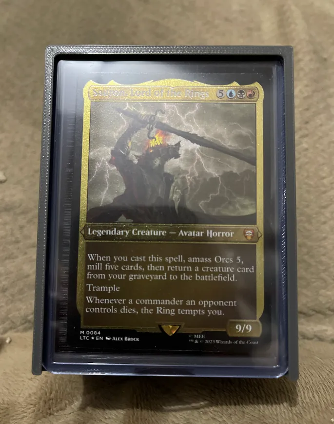 Magic: The Gathering Commander Deck Box for Dragon Shield Matte Sleeves and  an Ultrapro Toploader by Vicpylon | Download free STL model | Printables.com