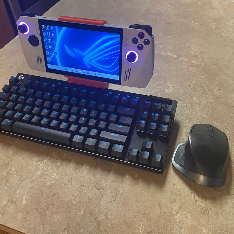 ROG Ally dock for Logitech TKL pro x by Majarspeed, Download free STL  model