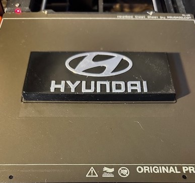 Kia, Hyundai Logo Nameplates for Bauer Harbor Freight Large Modular Toolbox EV6/Ioniq 5 Frunk Replacement — miniatura 6