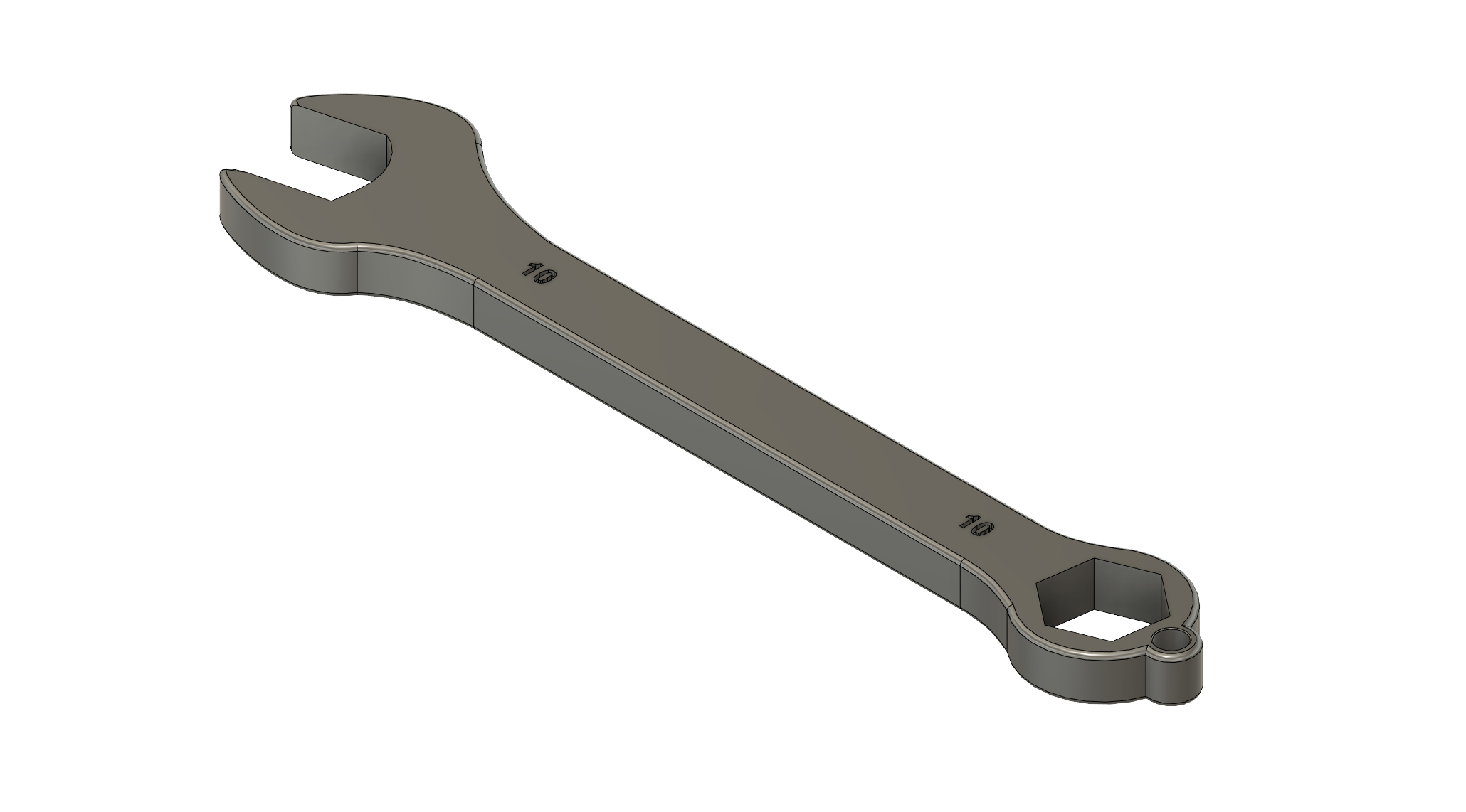 10mm Spanner Key Chain