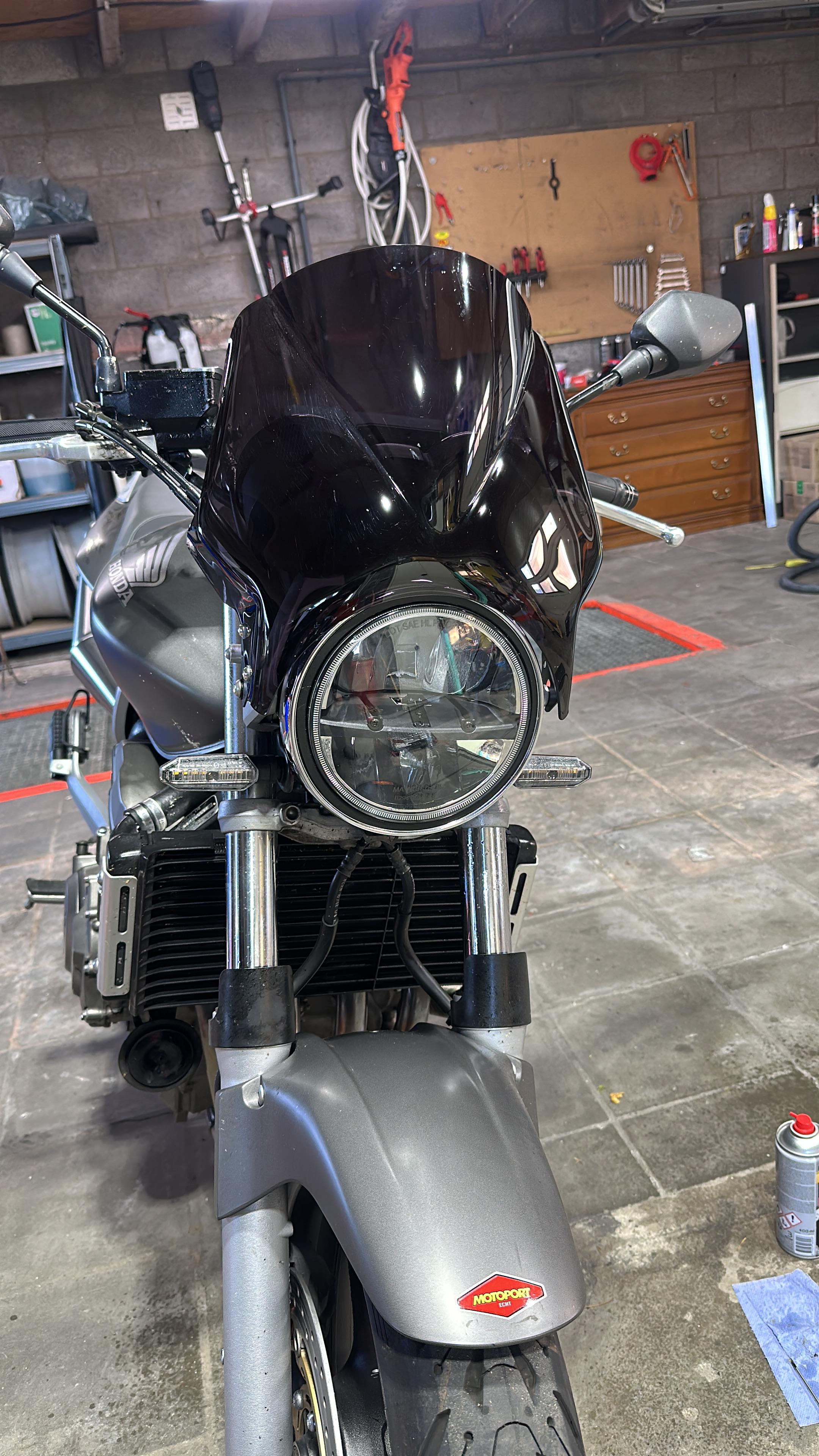 led headlight adapter ring honda CB900F CB650F