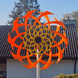 Optical Illusion wind wheel - EOS_01 (approx. 45cm / 17,7") - NO-GLUE version available