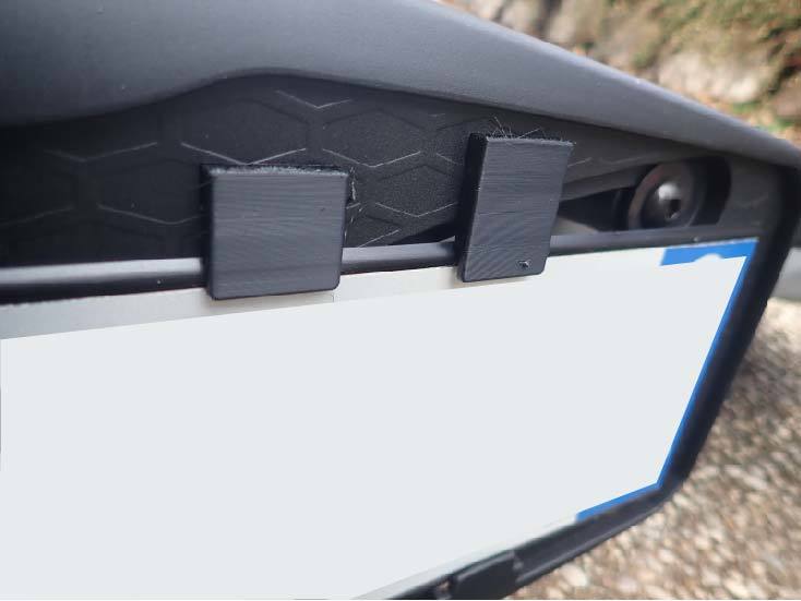 thule license plate clip by jmvspeleo Download free STL model Printables