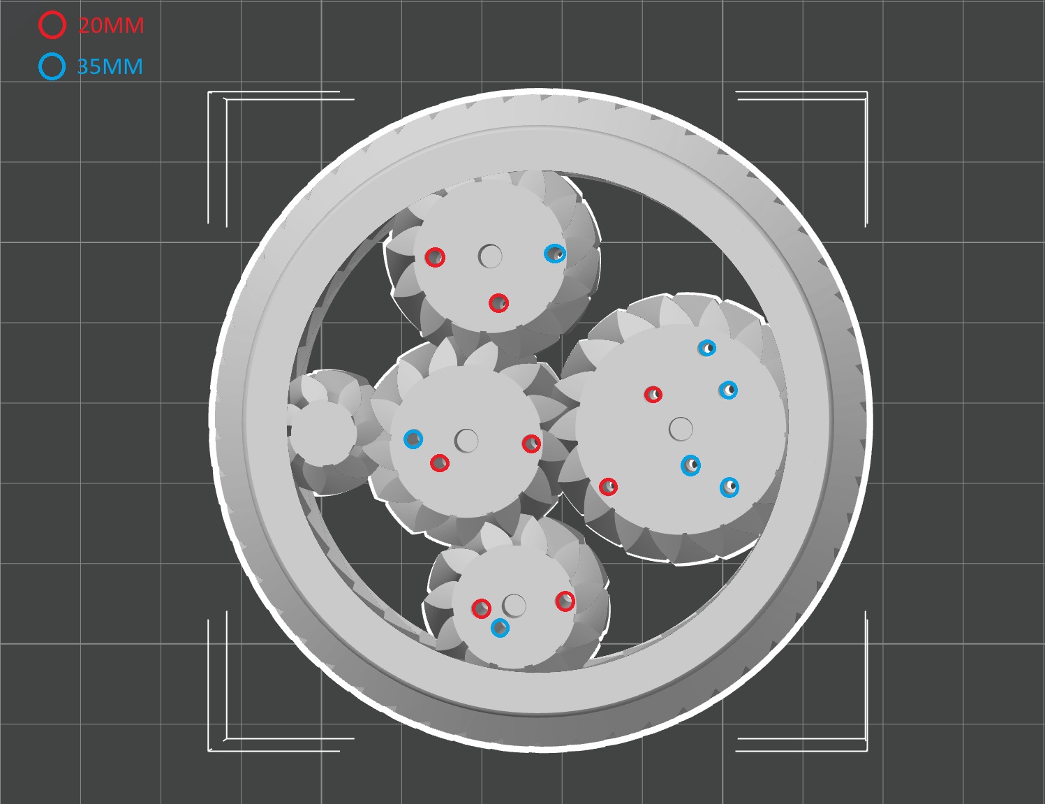 Umikot 15 Needles 3D model thumbnail