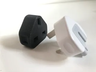 A plug head cover AC UK by Ahmedx | Download free STL model ...