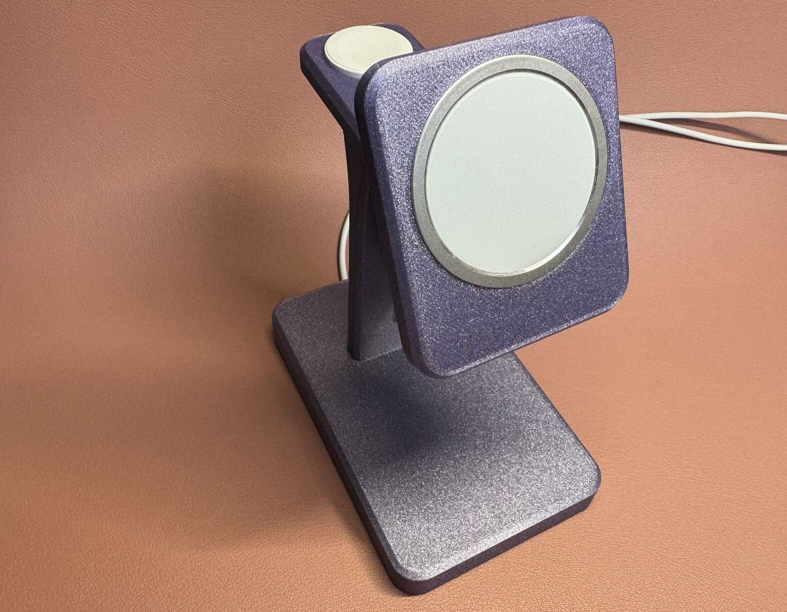 Best Horizontal iPhone and iWatch Magsafe stand 2 in 1 - easy to print and assemble