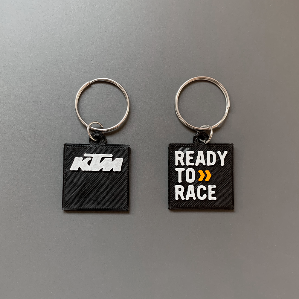KTM Ready to race keychain