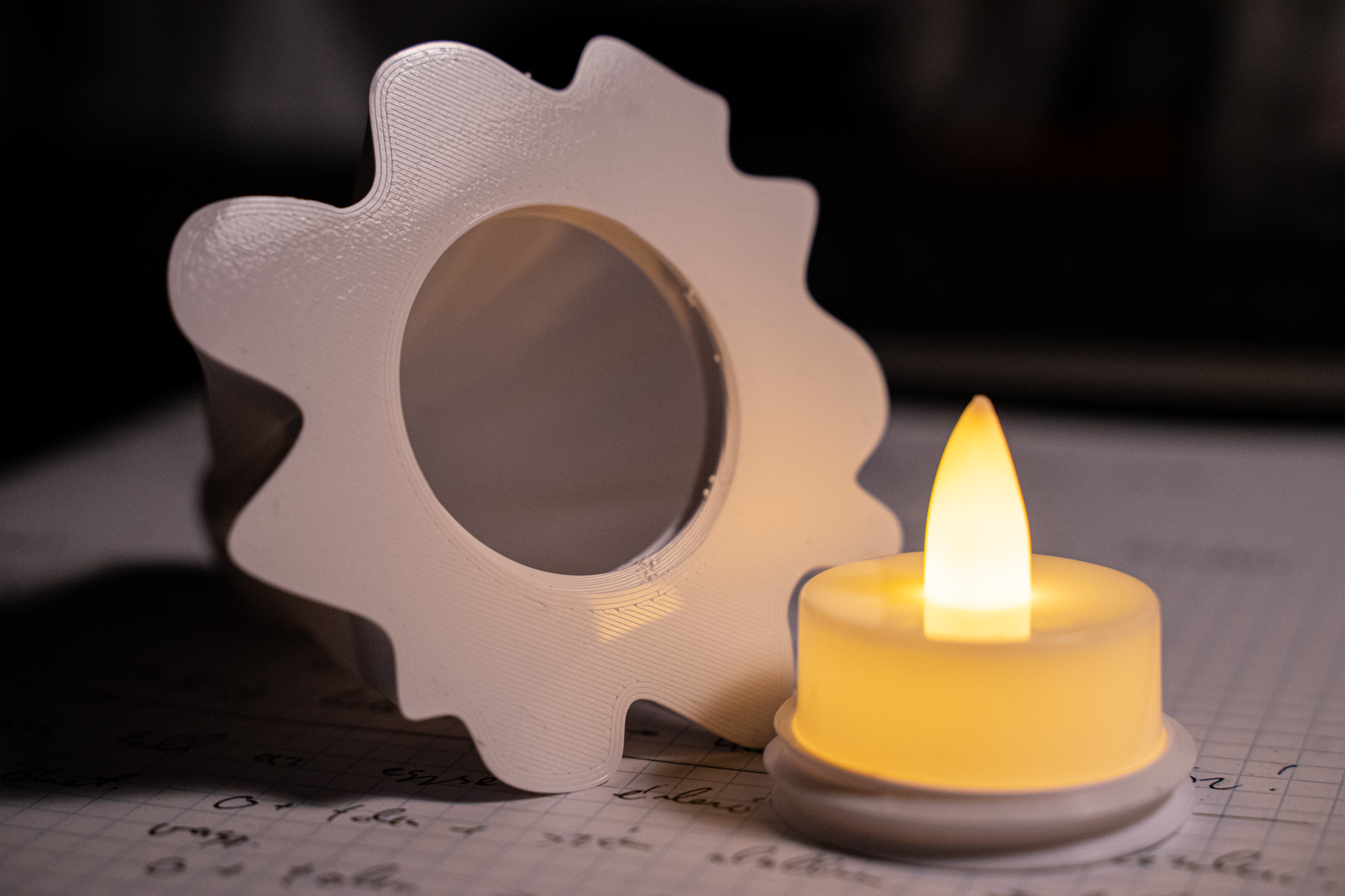 Miniatura 5 do modelo 3D Tealight ghost