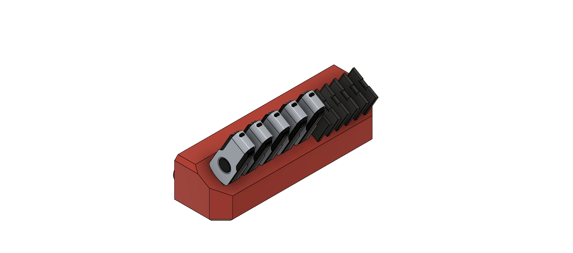 USB-Flashdrive und SD-Card Shelf for Cooler Master QUBE 500