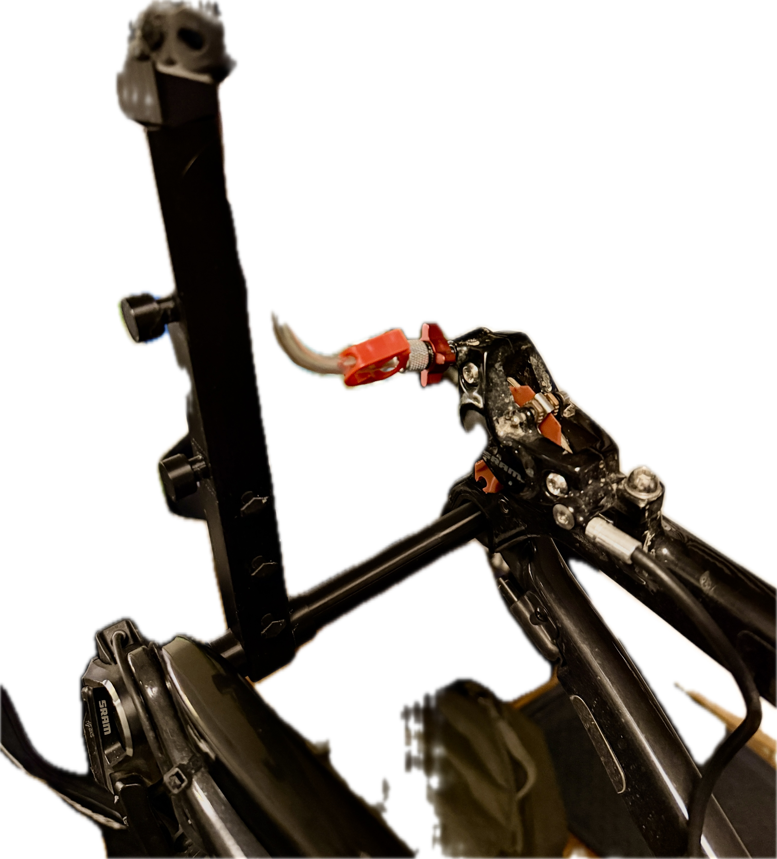 Modular Bicycle Disc Brake Bleeding Syringe Holders