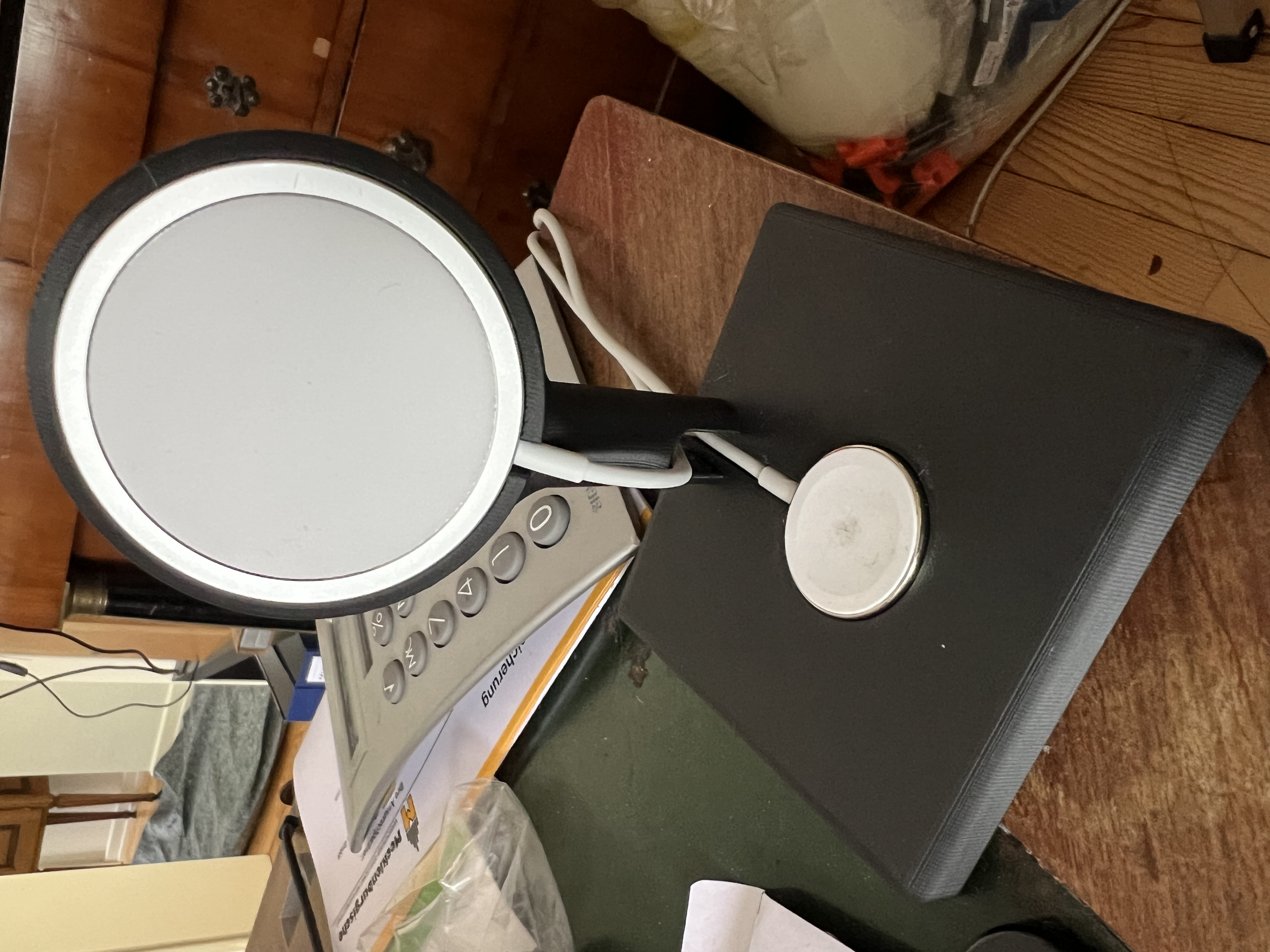 MagSafe and Watch Stand with hole for better disassembling 3D model thumbnail