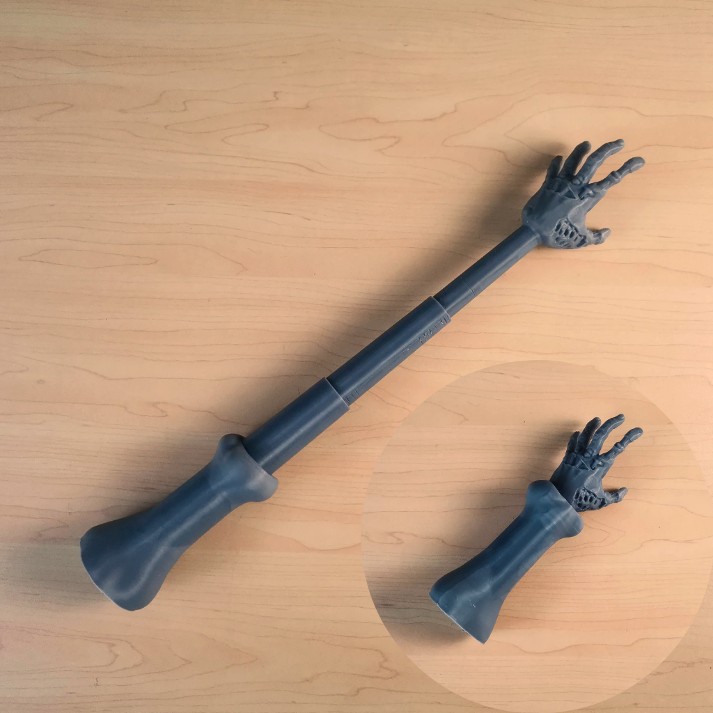 Halloween Collapsing Ghost Hand (Print-in-Place)