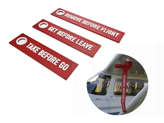 Remove Before Flight - Keychain