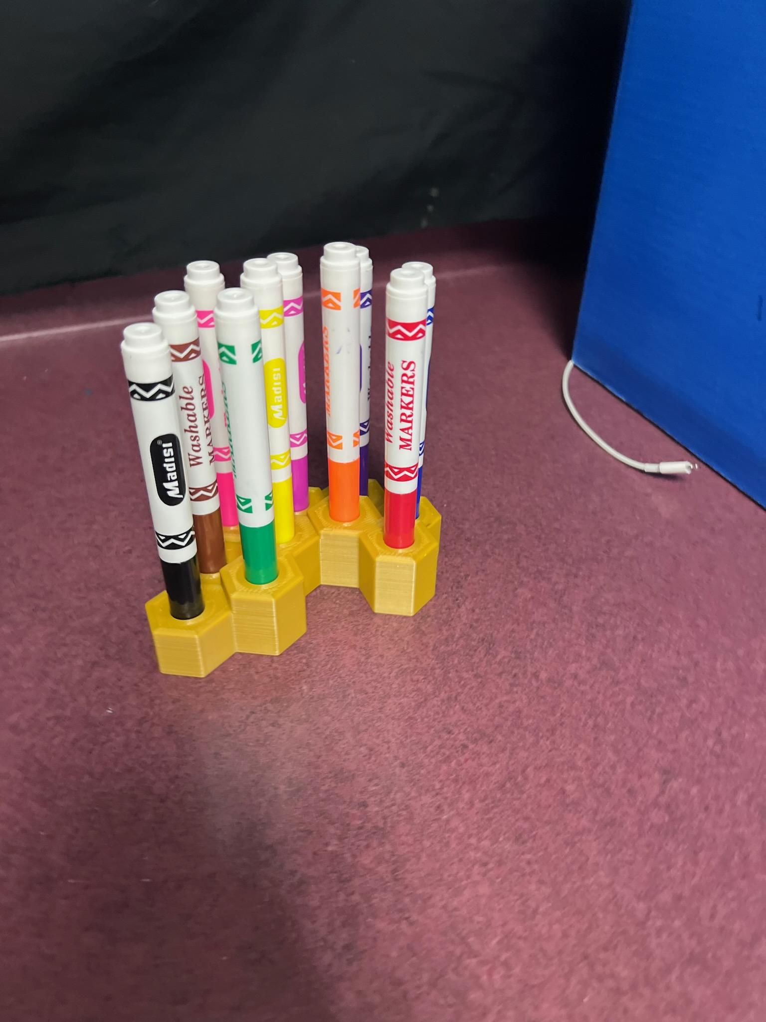 honey comb marker holder