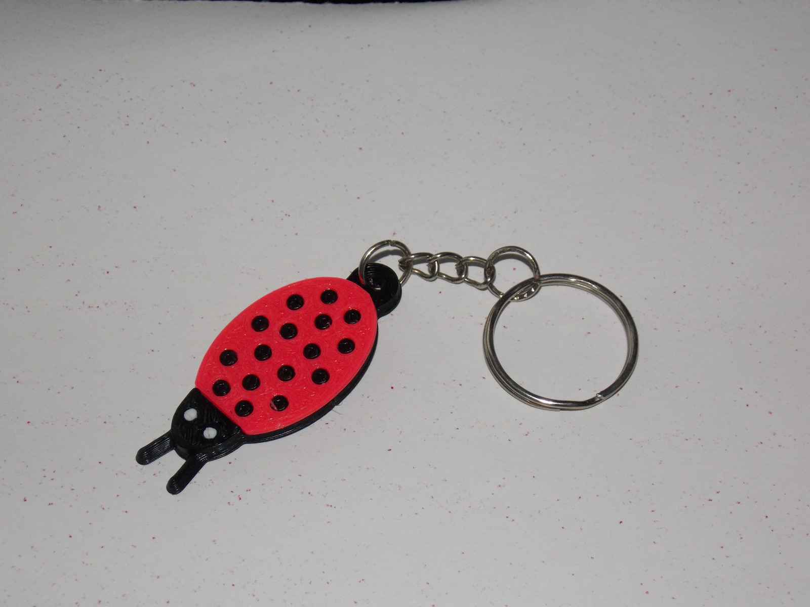 Ladybug key tag