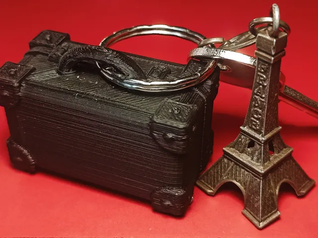 Suitcase Keychain