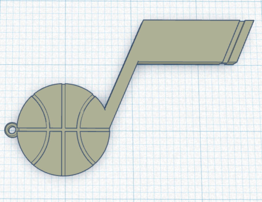 Utah Jazz Keychain