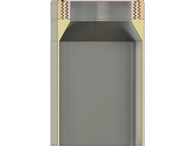 Refillable Travel Talc Dispenser