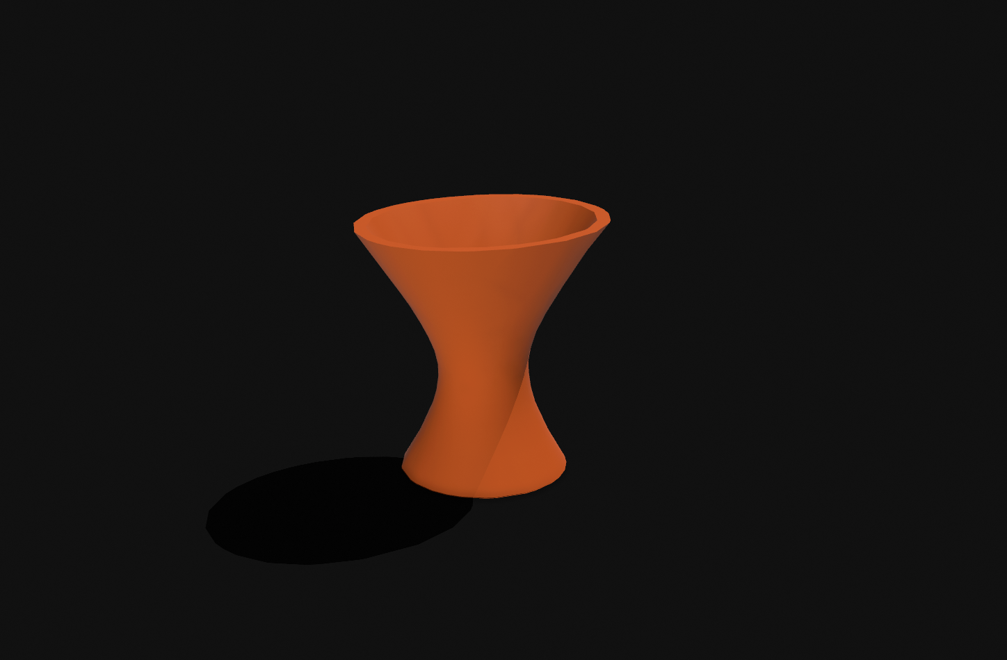 low poly plant pot