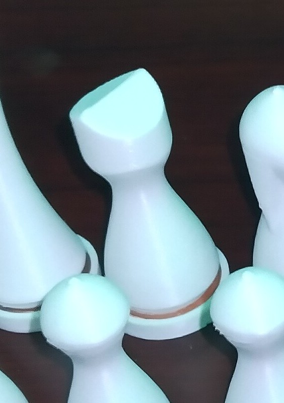 Garrison-capped Chessman - Vase Mode