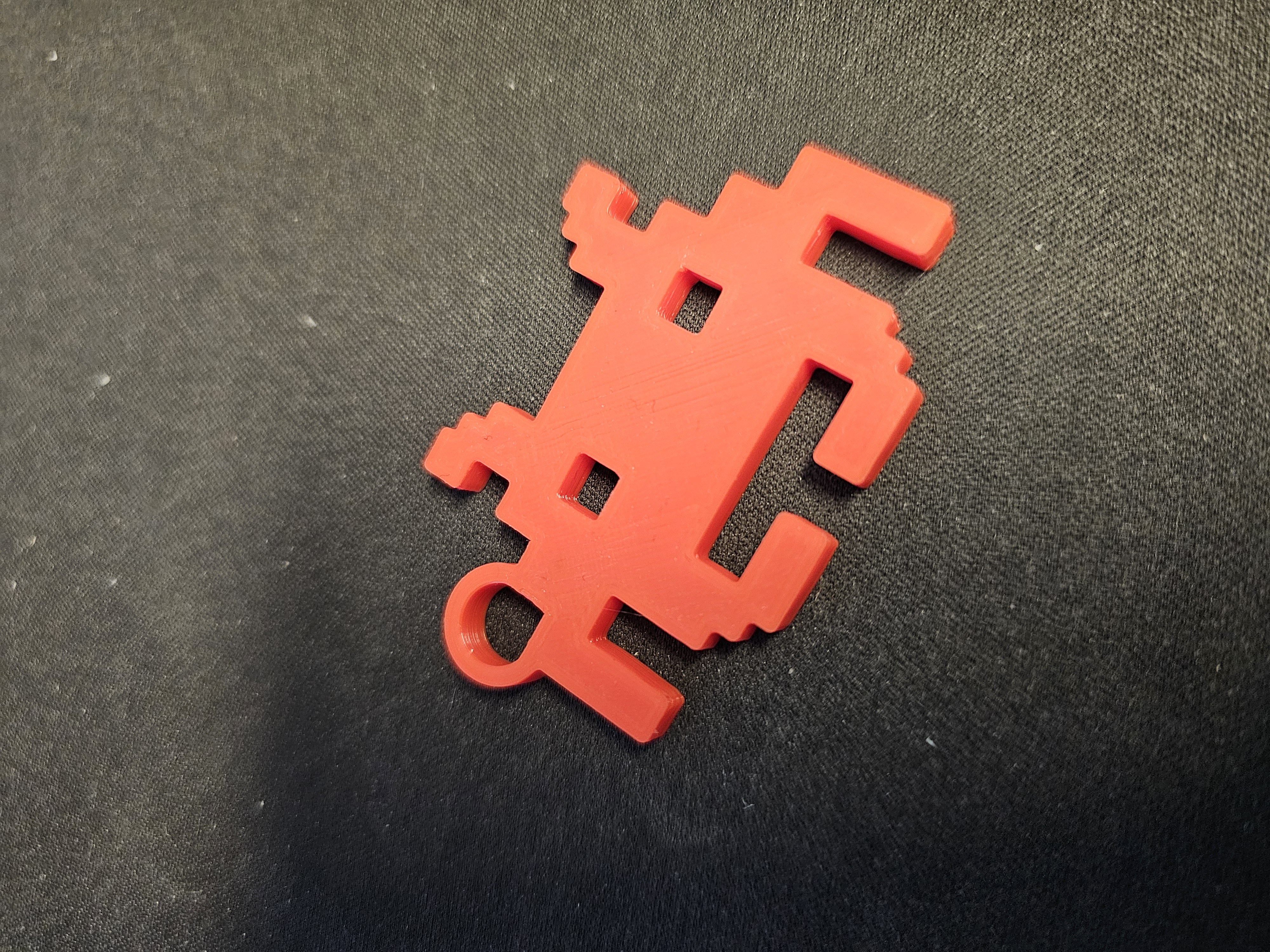 Space Invaders Key Chain