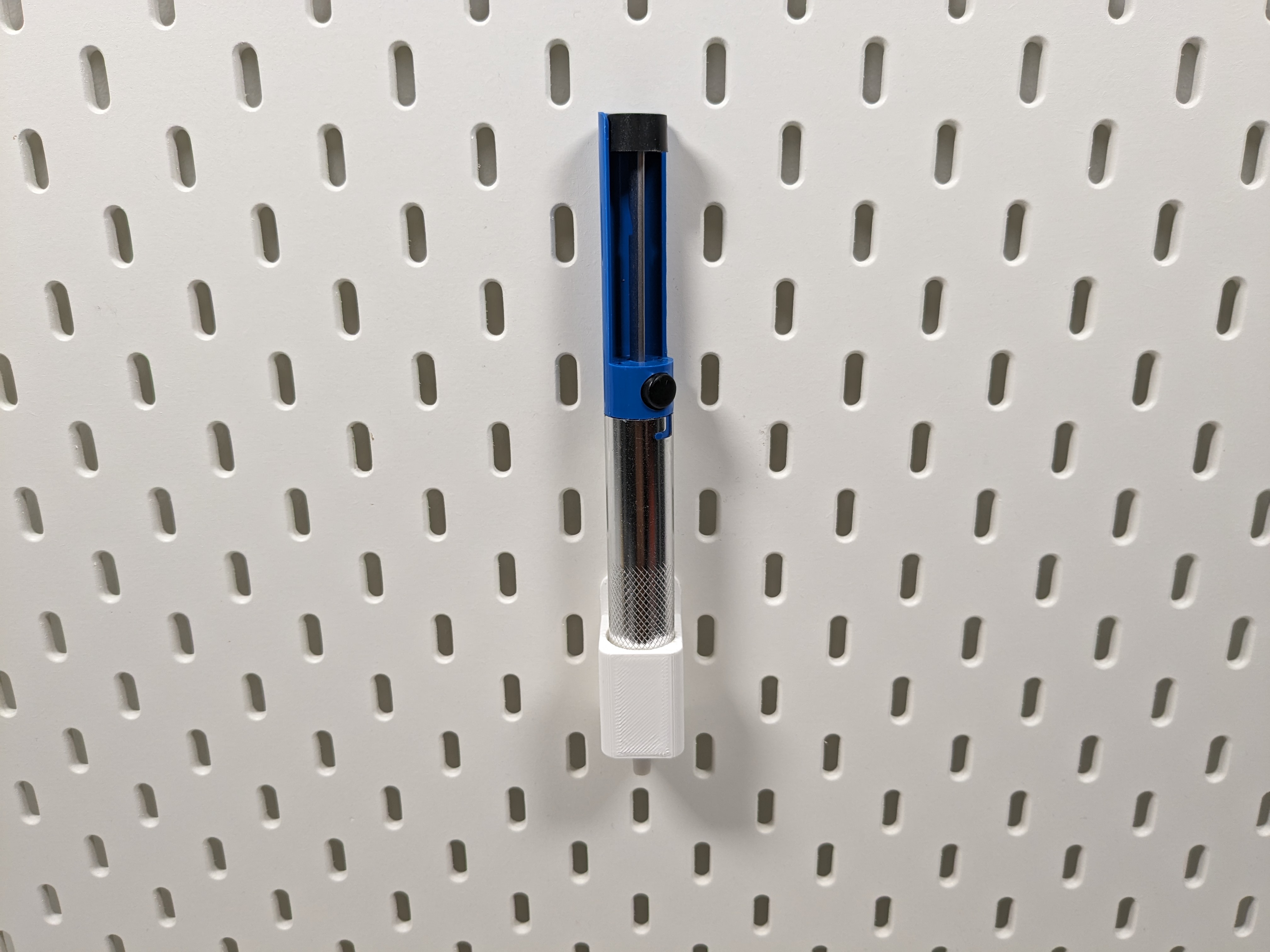 Screw Mounted Desoldering Pump Holder For Ikea Skadis