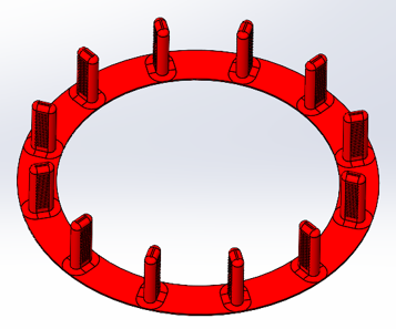 Miniatura 4 do modelo 3D Gilmour Lawn Sprinkler Programing Ring