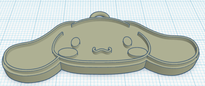 cinnamonoroll keychain
