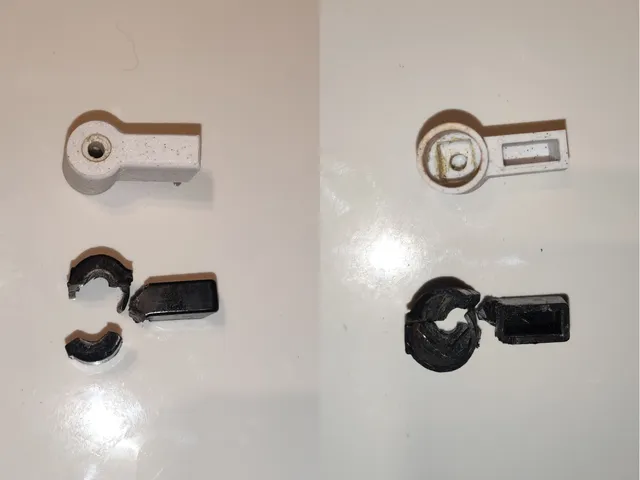 Shower lever 8mm square