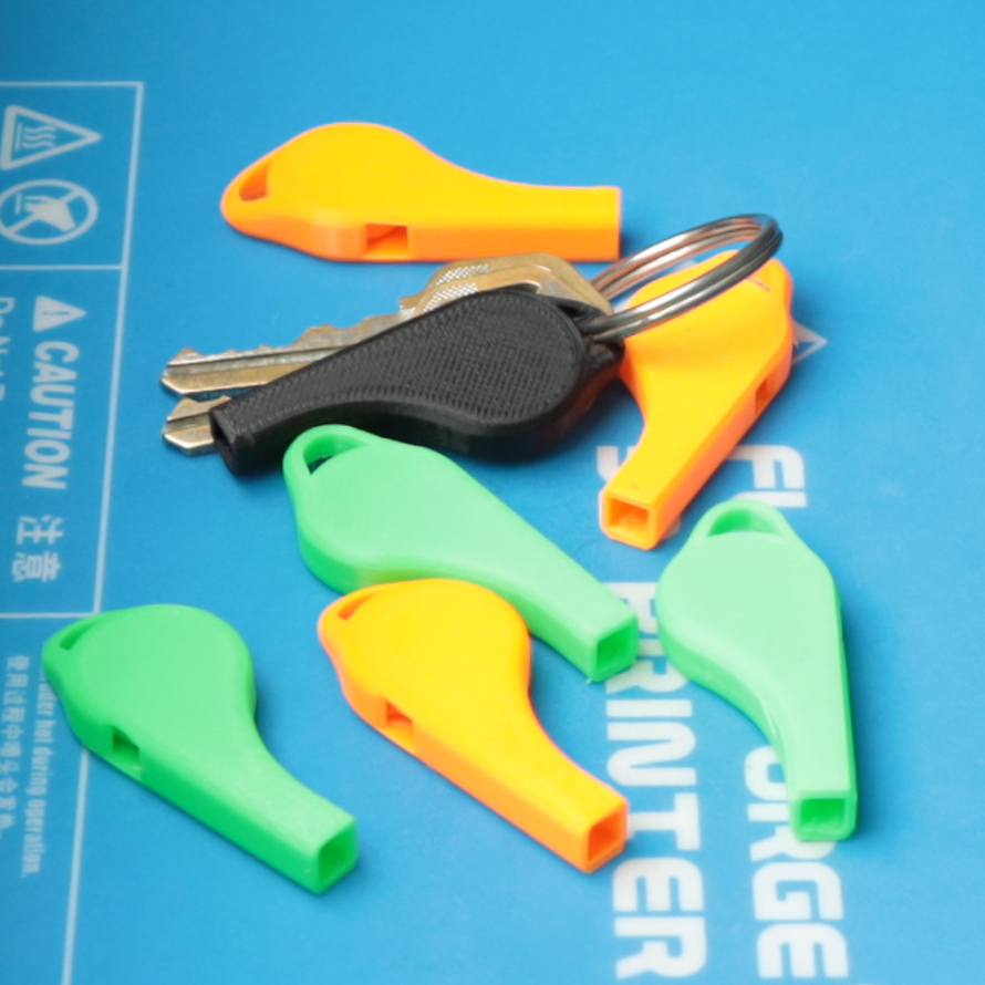 Slim Profile Keychain Whistle (a.k.a. Rape Whistle)