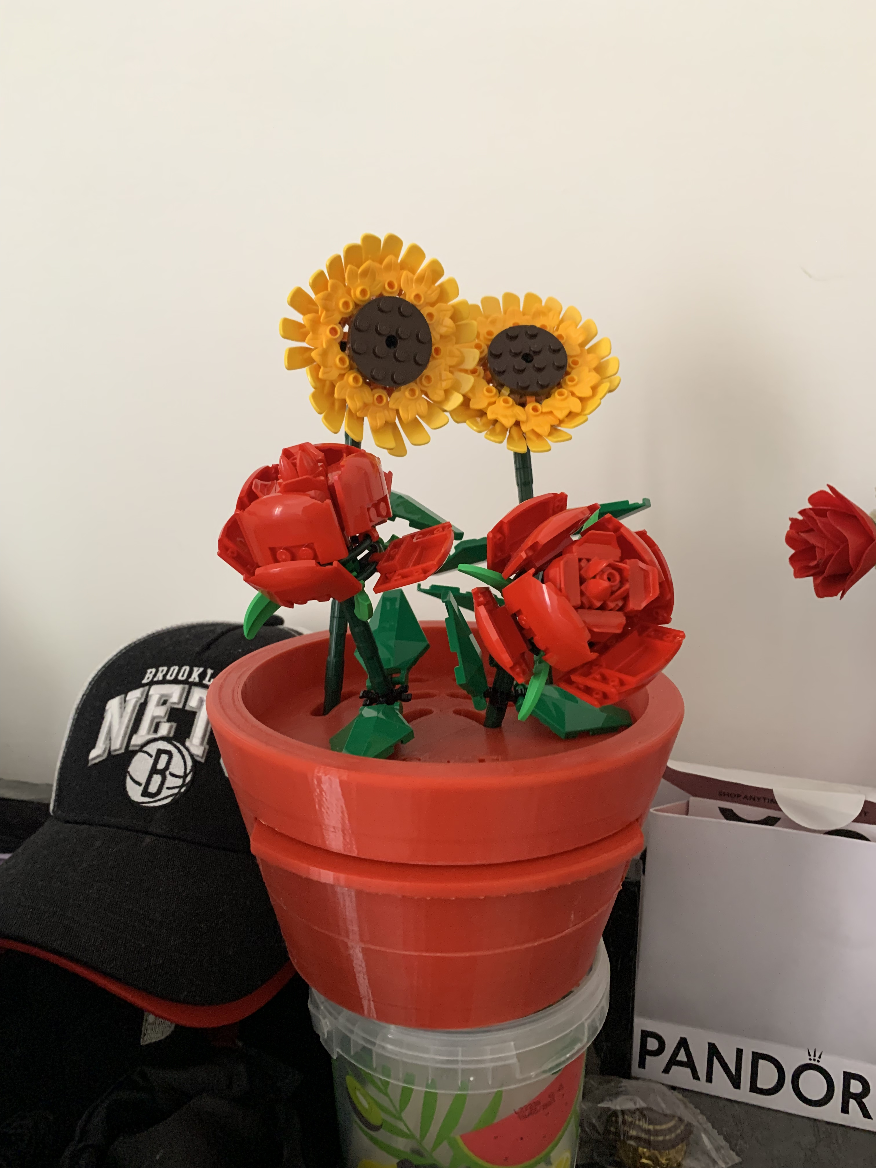Flower pot lego