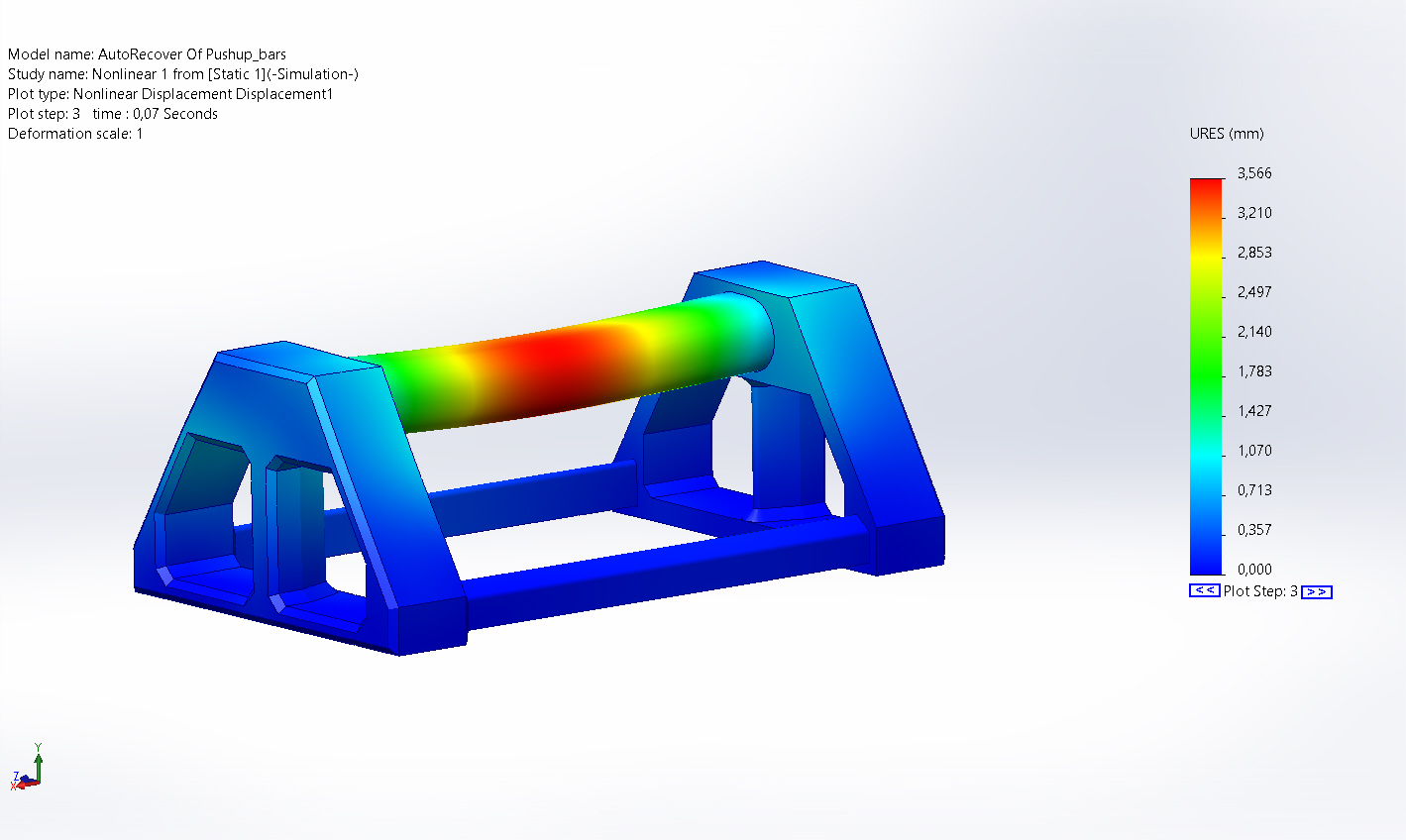 Miniatura 3 do modelo 3D Push-Up Bars