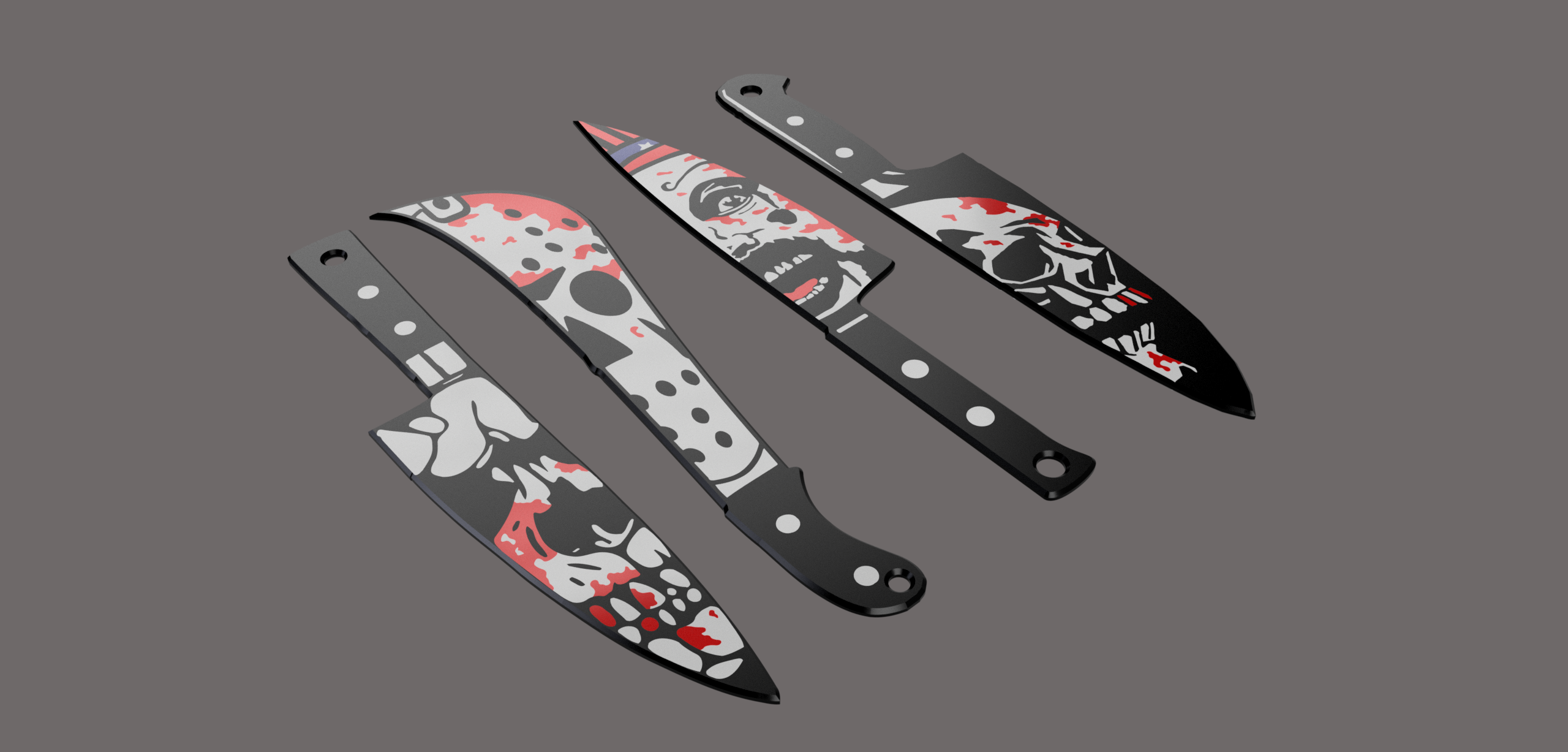 HALLOWEEN KNIVES PACK #2