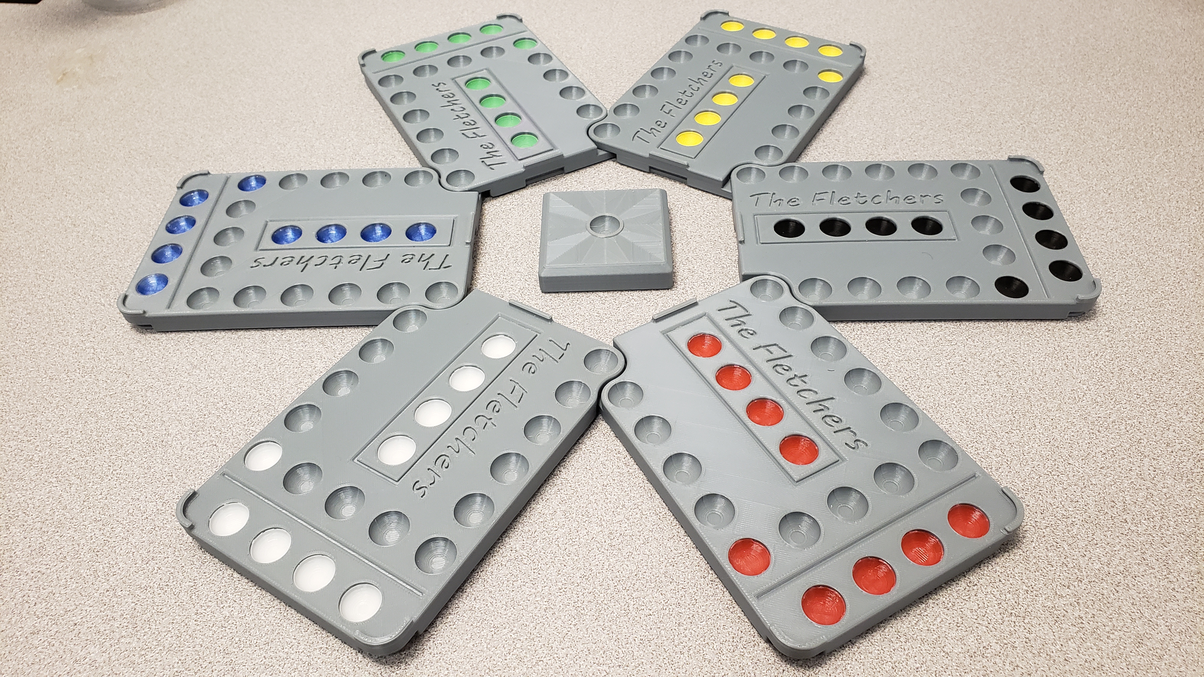 Marble Game Board - Travel version (Aggrevation, Trouble, Carbles, maybe more)