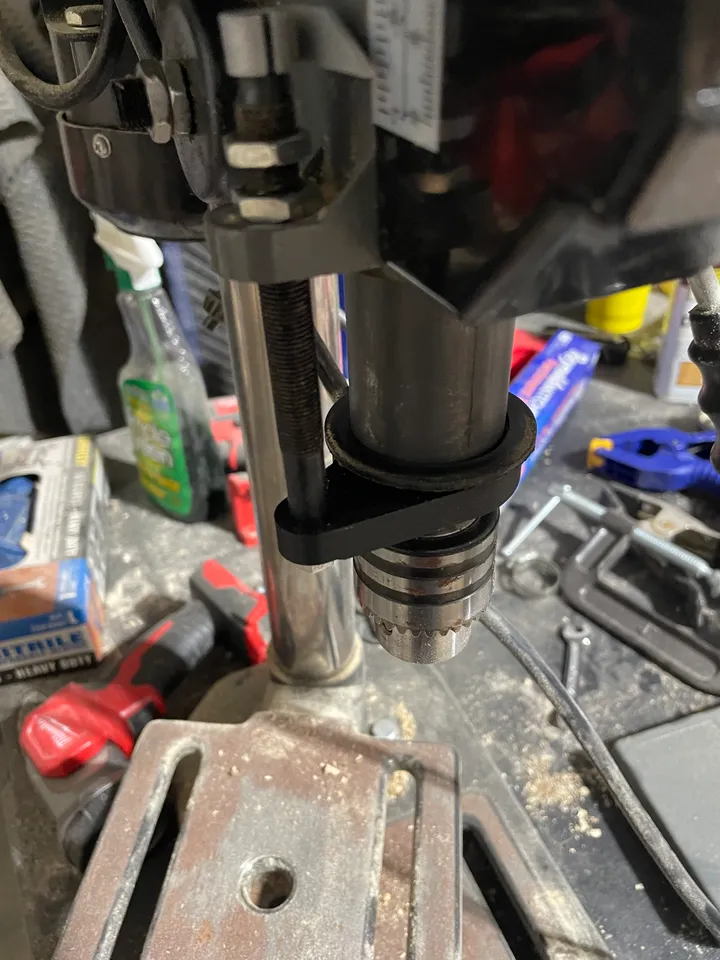 Harbor Freight Central Machinery Drill Press Depth Stop by oublue, Download free STL model