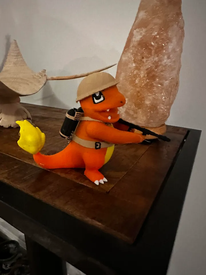 flame thrower charmander by 1994df | Download free STL model ...