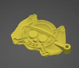 STL file One piece 2d zoro badge・3D printer model to download・Cults