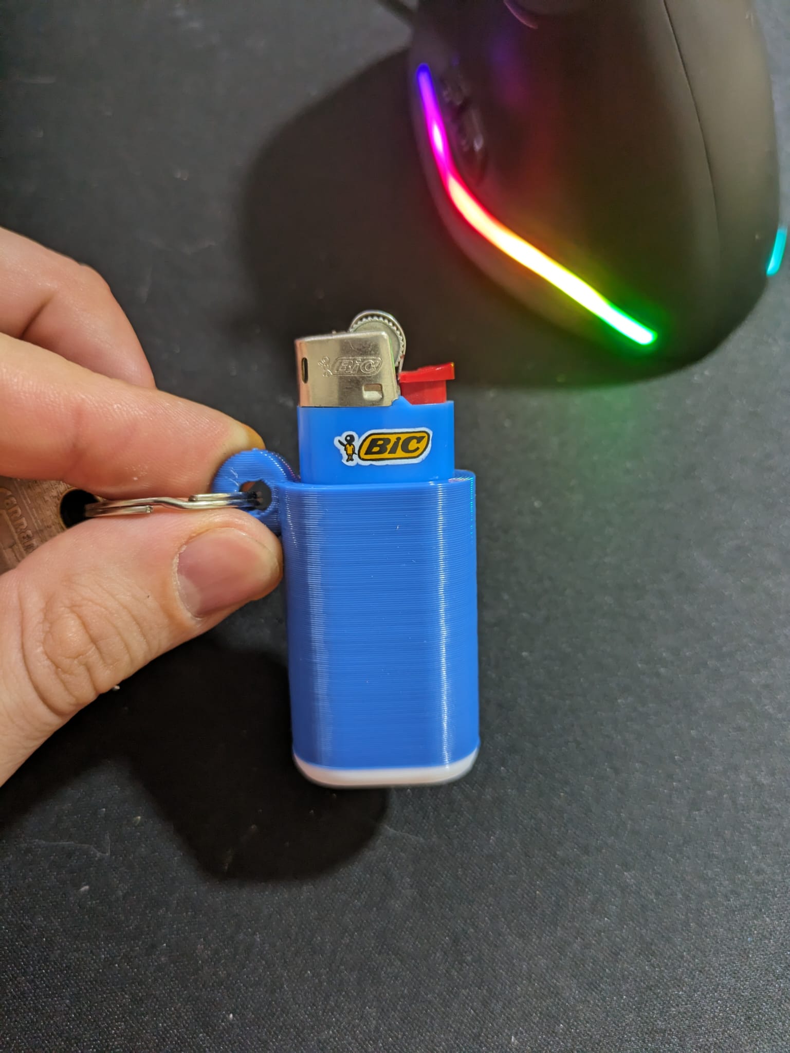 KEYCHAIN LIGHTER TO ALWAYS HAVE IT WITH YOU