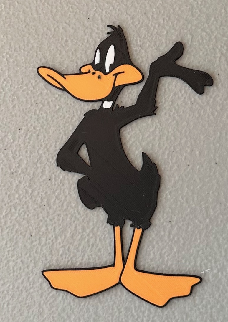 Multicolor Daffy Duck Magnet