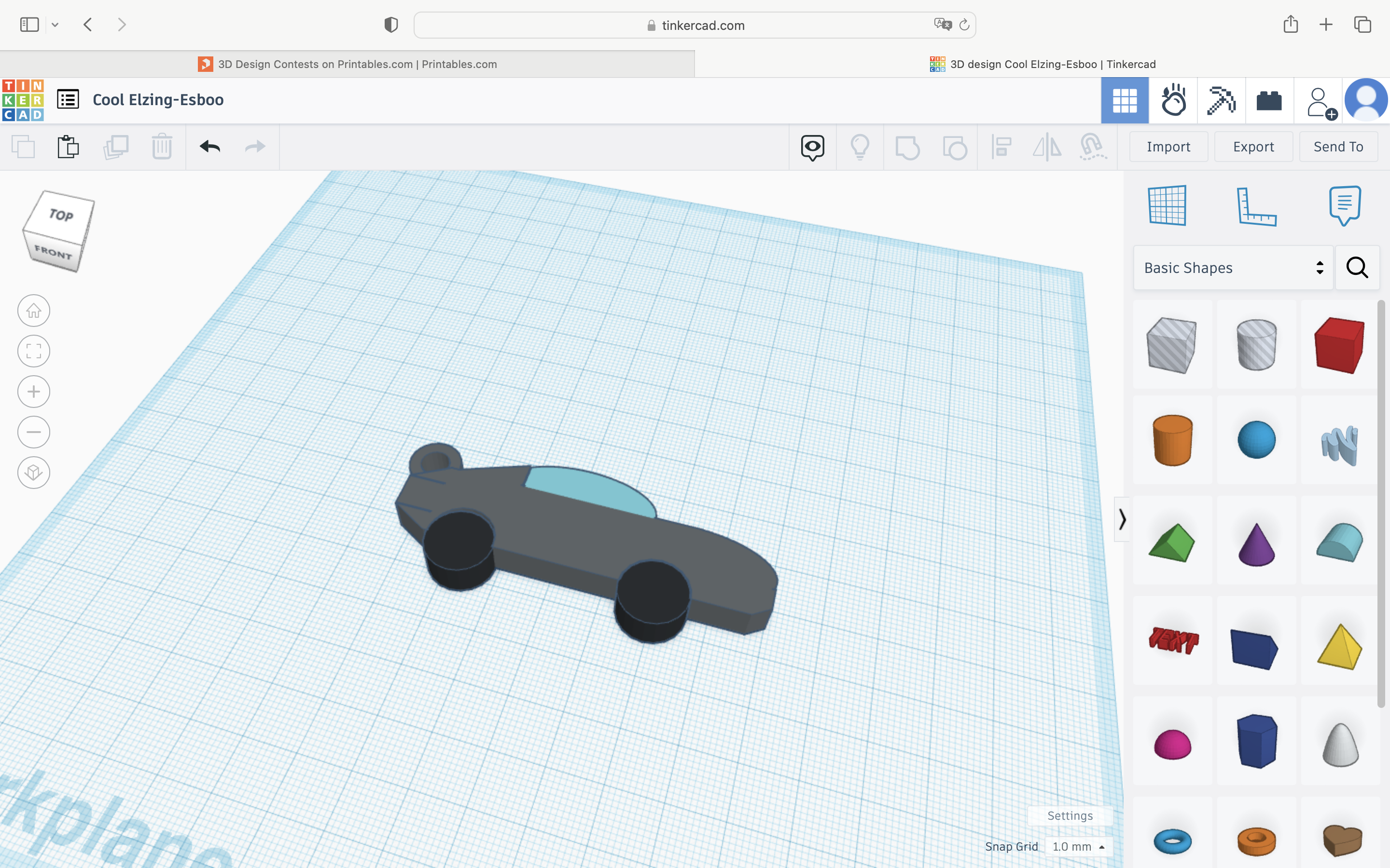 simple Car Keychain