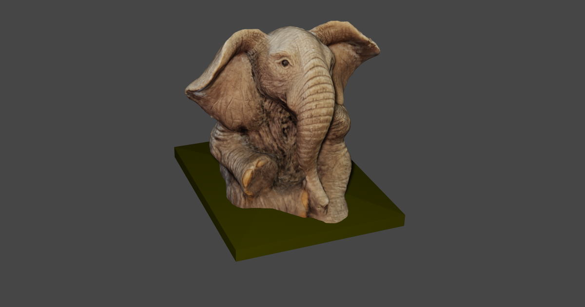 Elephant Model by lunch211 | Download free STL model | Printables.com