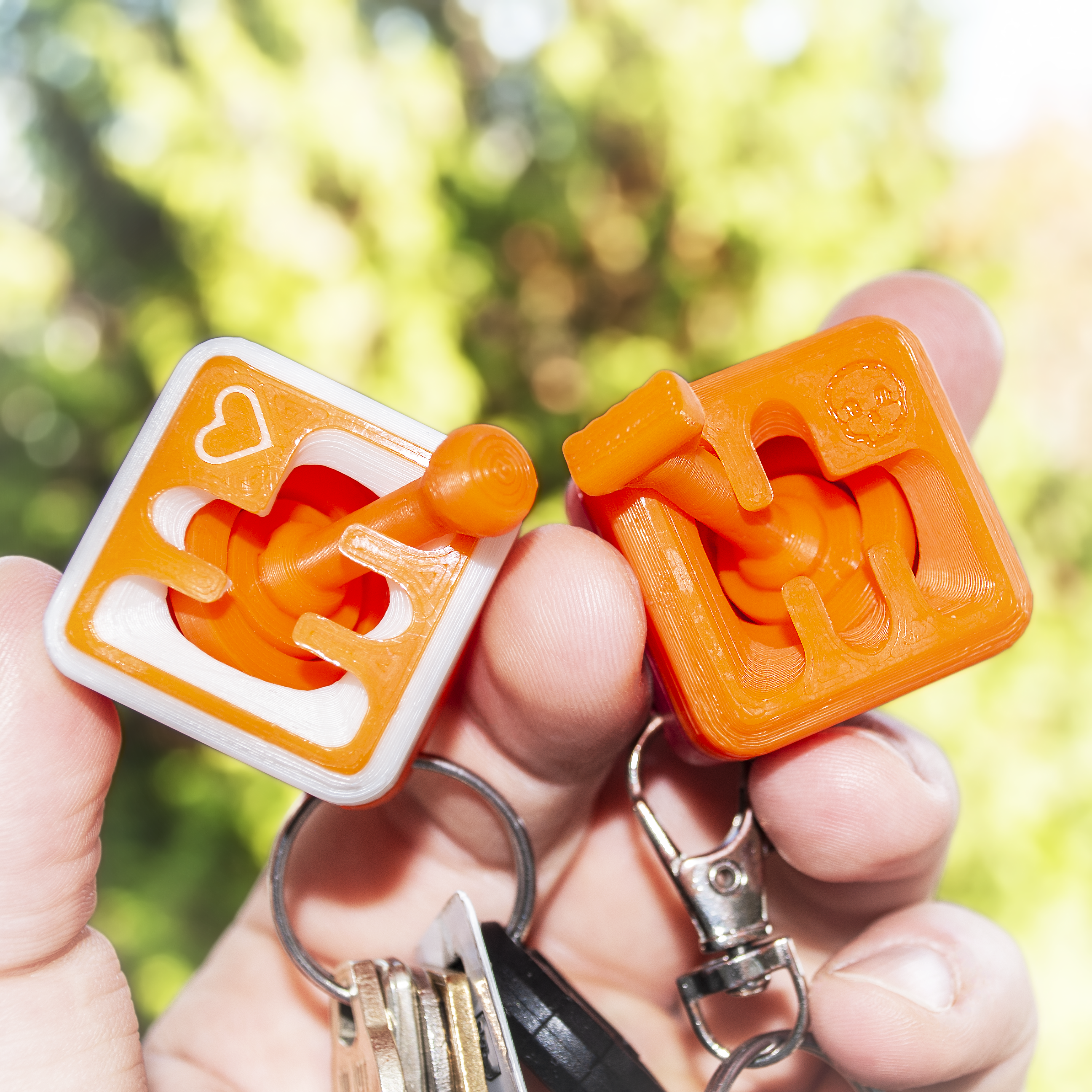 Customizable Stickshift Keychain Fidget (Gyroscopic and Magnetic, .blend included)