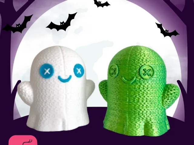 CROCHET GHOST - NO SUPPORTS - COLOR PRINT
