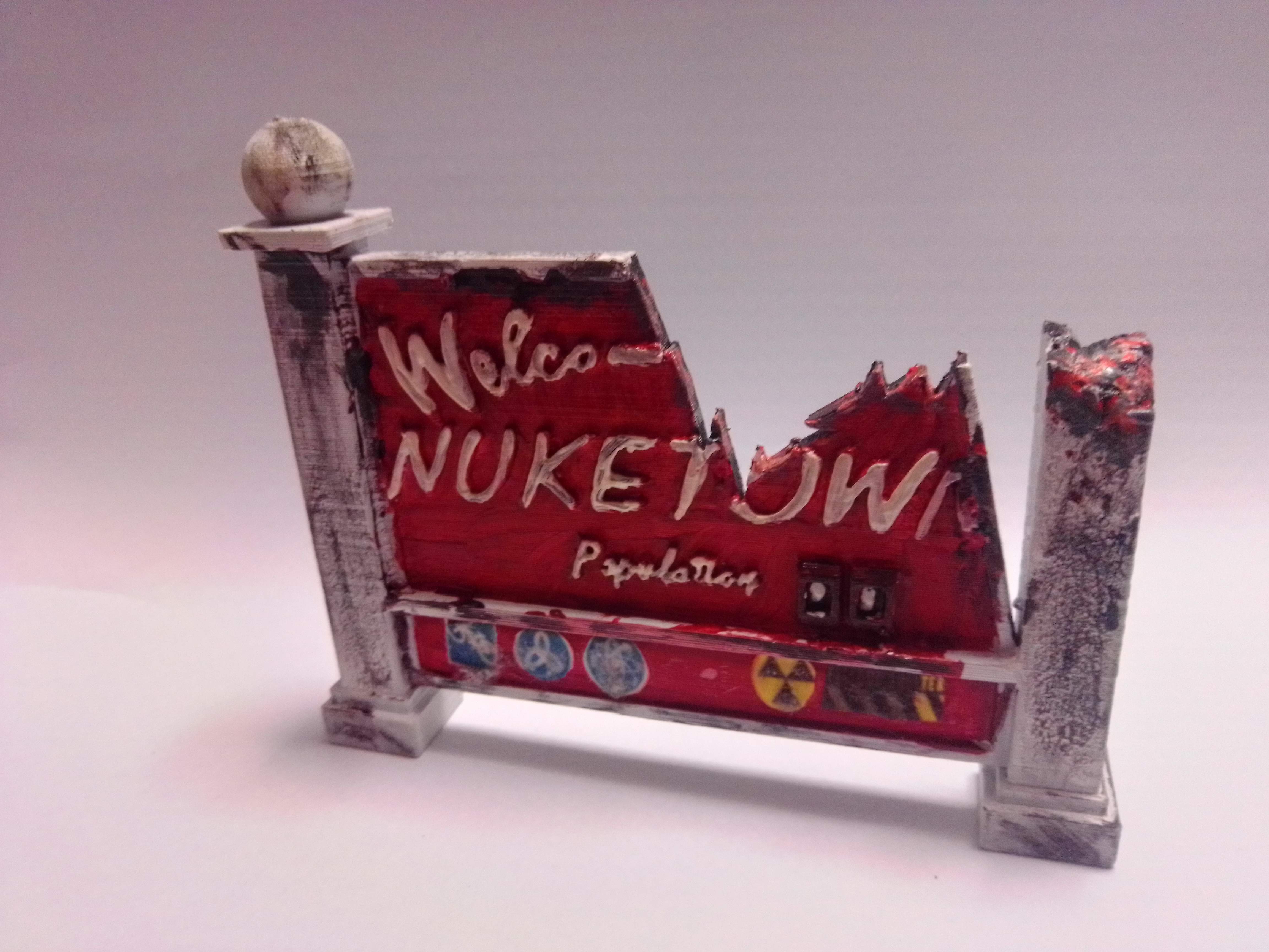 Nuketown Zombies Sign