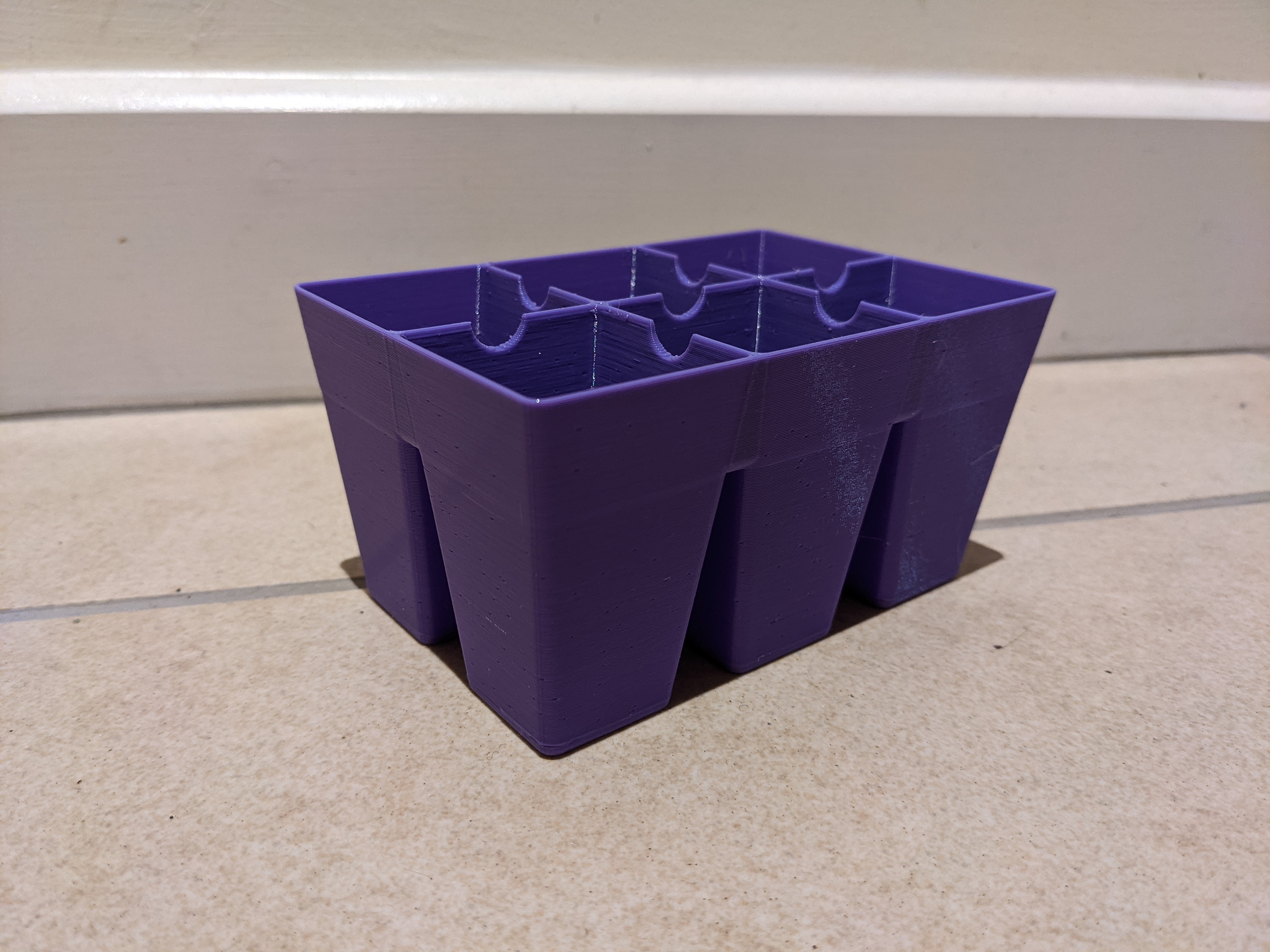 Miniatura 4 do modelo 3D 6 Cell Module Tray (Seed/Plug Tray)