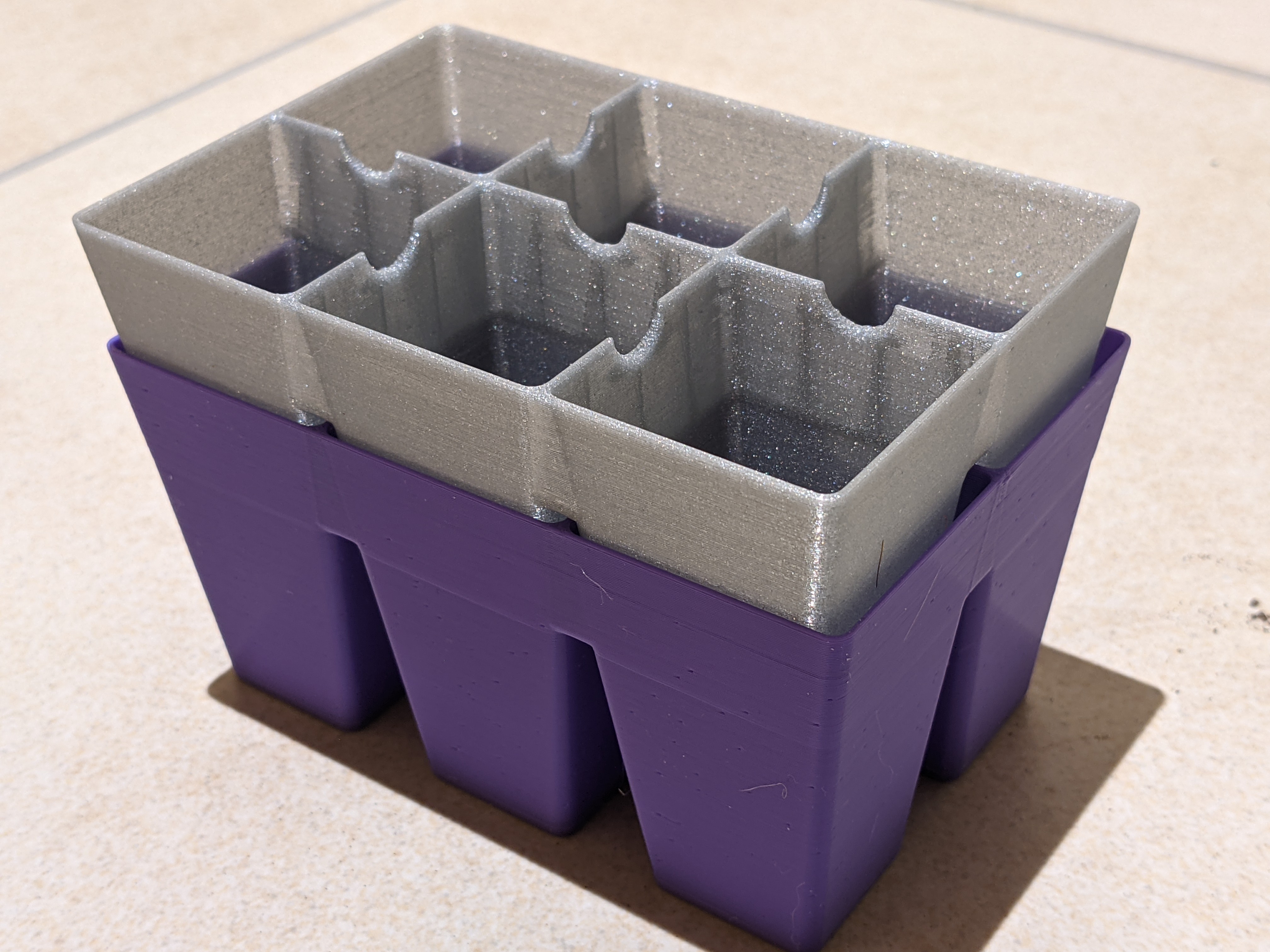 6 Cell Module Tray (Seed/Plug Tray) by Alex Ward Download free STL