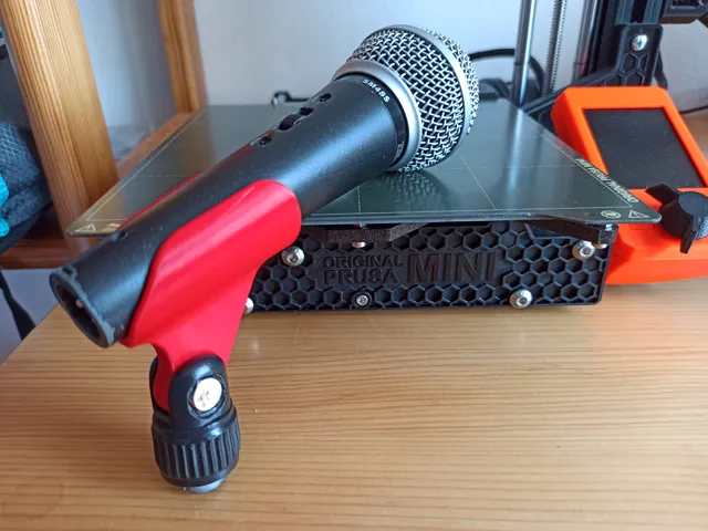 Microphone holder replacement for stand
