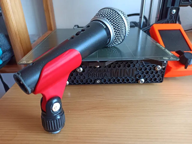 Microphone holder replacement for stand