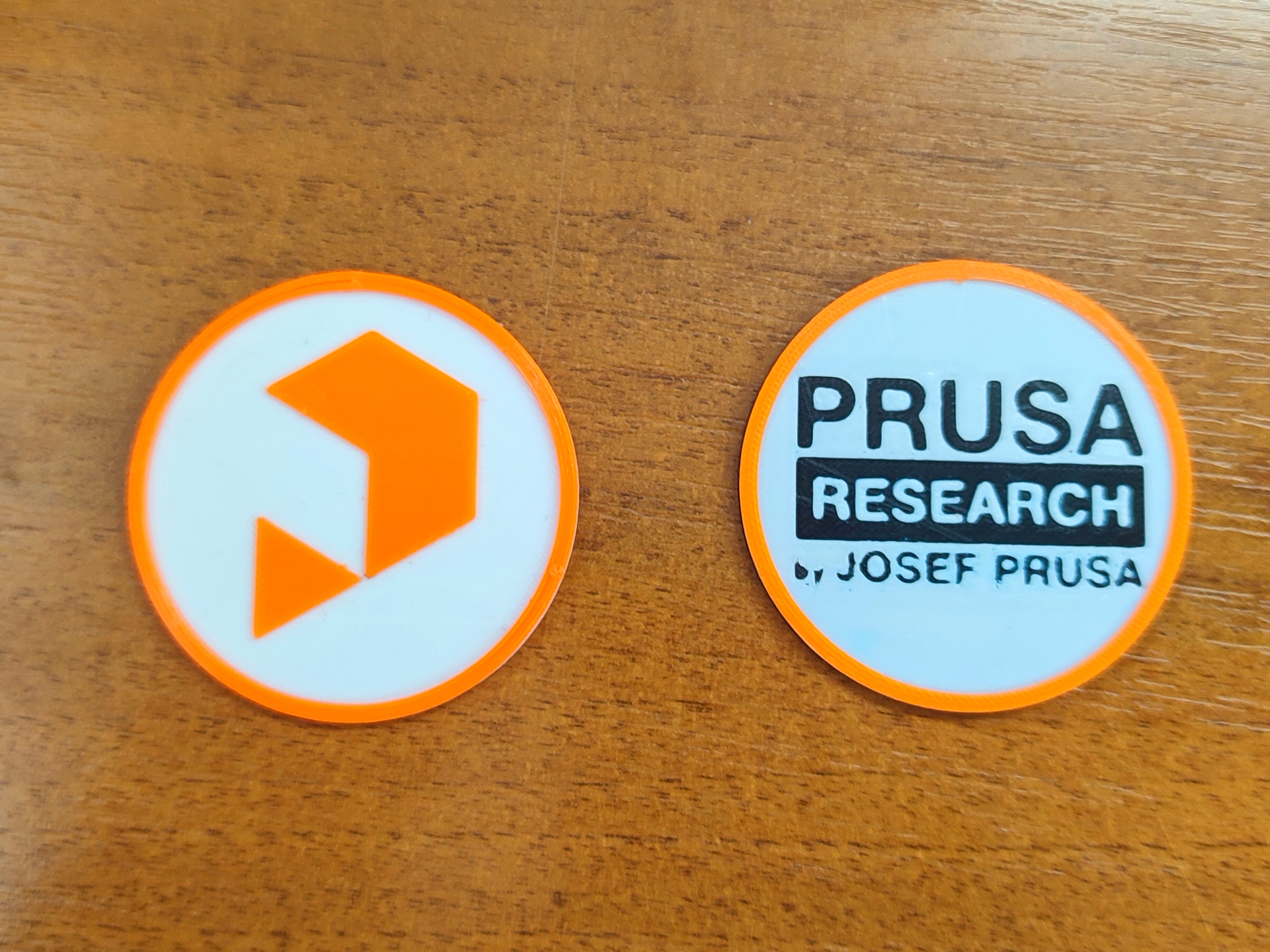 Set of a Prusa tokens