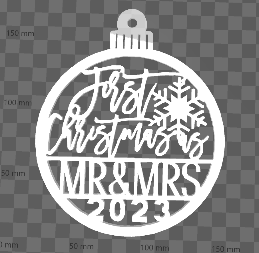 First Christmas Ornament Mr and Mrs 2023 by Gilbert.Madrid | Download ...